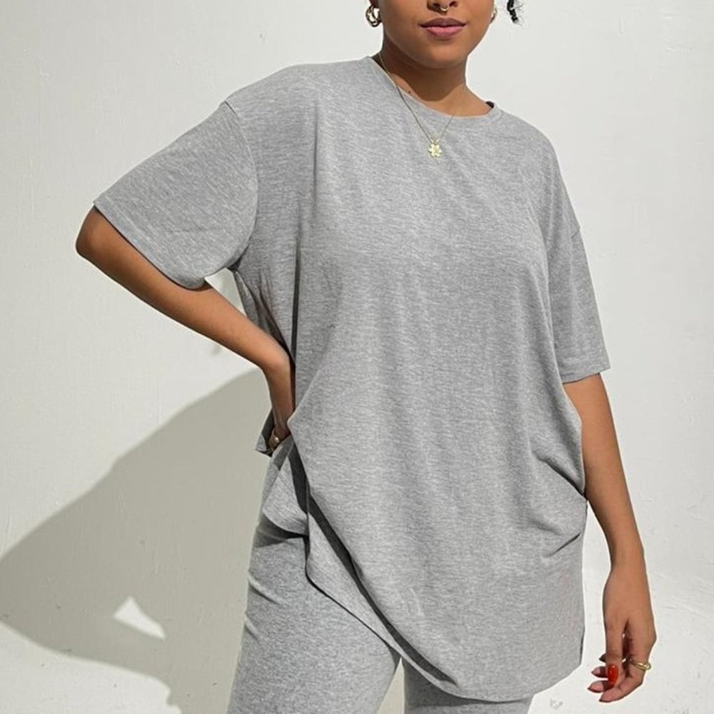 Monochromatic chic - Biker Shorts Set Black